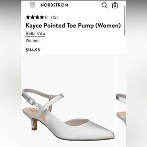 NWT Bella Vita Kayce Pointed Toe Pump